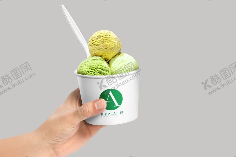 编号：48496409101654259873【酷图网】源文件下载-冰淇淋雪球样机