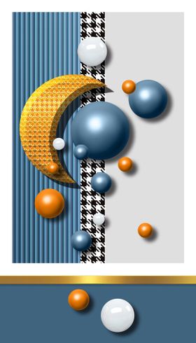 空间立体几何装饰画