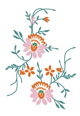 psd分层装饰花卉花纹图案