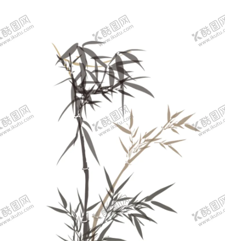编号：77129704060201276956【酷图网】源文件下载-水墨竹子