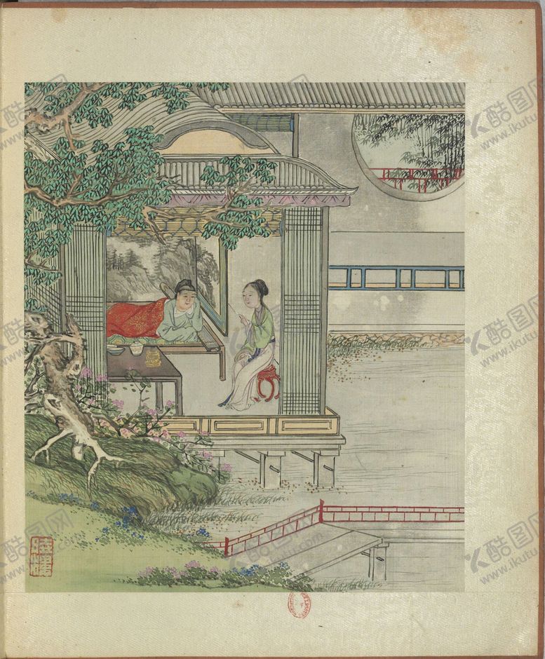 编号：87761204091504094992【酷图网】源文件下载-西厢记风月秋声图