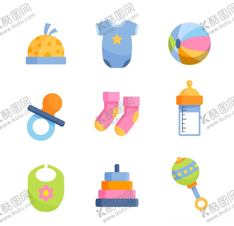 编号：37829205190656242476【酷图网】源文件下载-婴儿元素相关