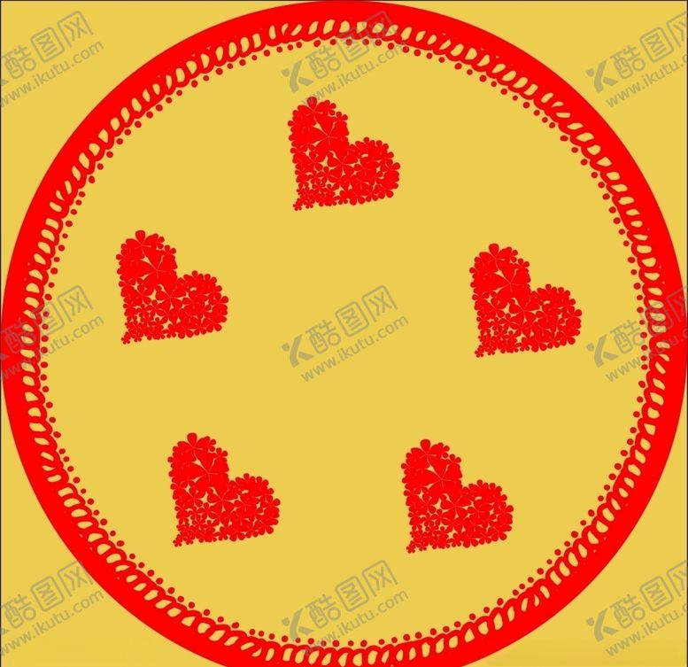 编号：63856910250453041743【酷图网】源文件下载-圆形花边