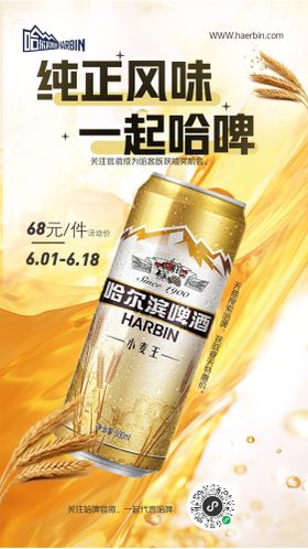 哈啤活动宣传海报