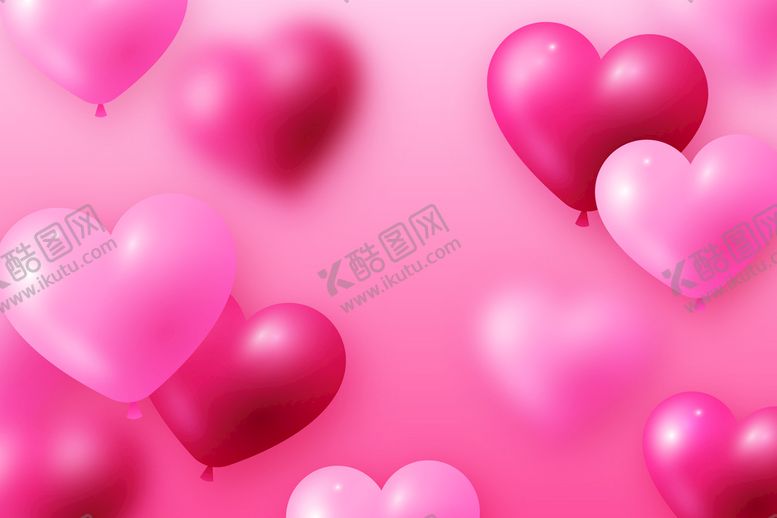 编号：53629109121433092517【酷图网】源文件下载-爱心背景
