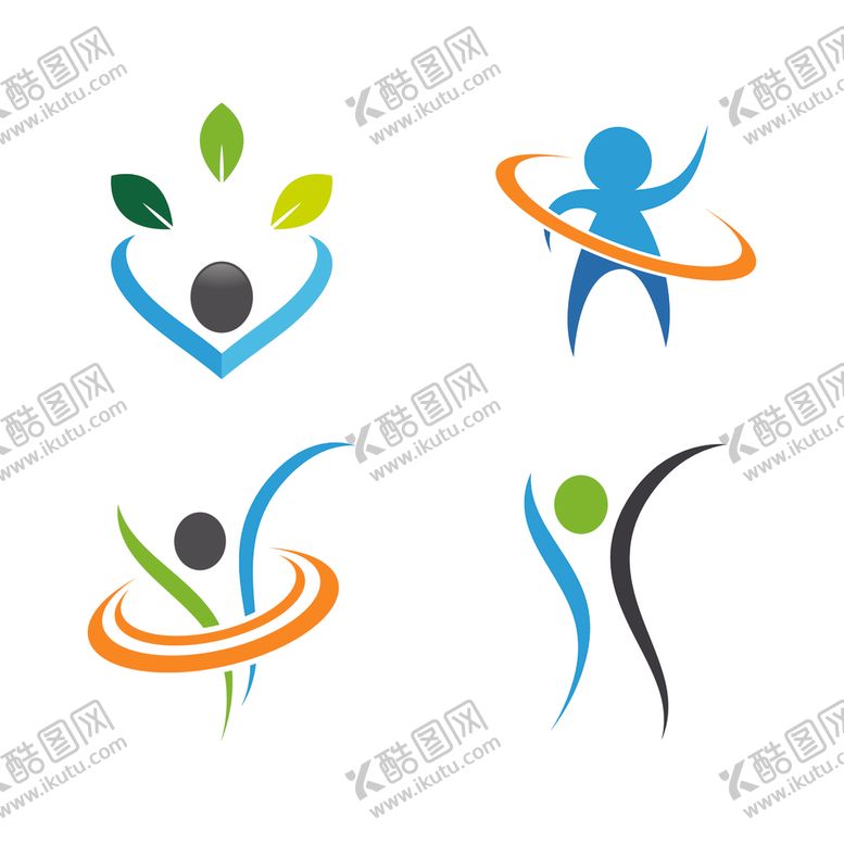 编号：61637109231237128284【酷图网】源文件下载-抽象人物图标