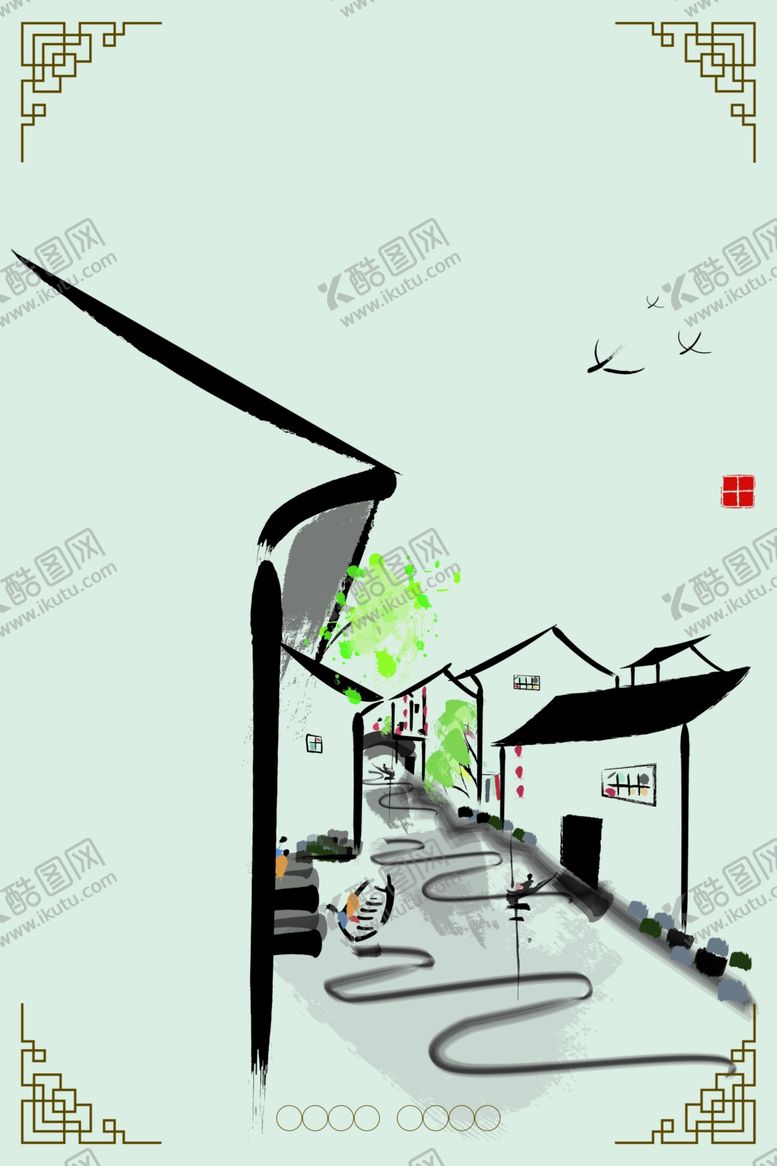 编号：97257103290203298905【酷图网】源文件下载-水墨画