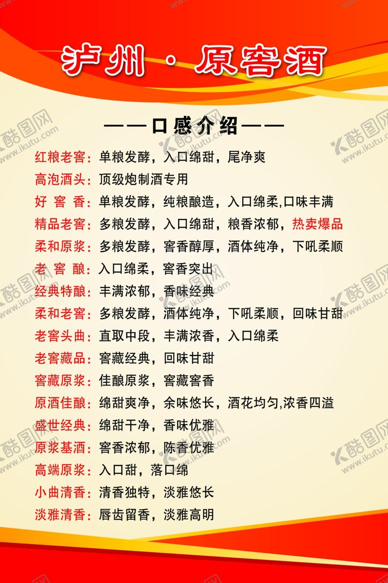 编号：82531104201958319405【酷图网】源文件下载-泸州原窖酒