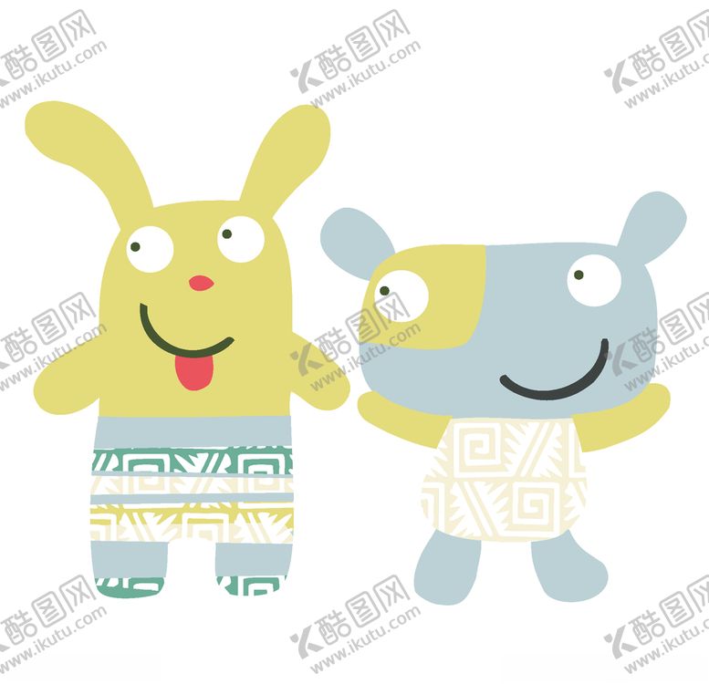 编号：83628911011045551916【酷图网】源文件下载-卡通好朋友