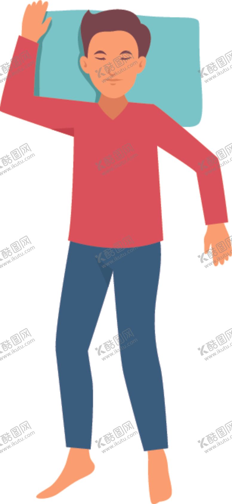 编号：33802605182312308569【酷图网】源文件下载-睡觉姿势
