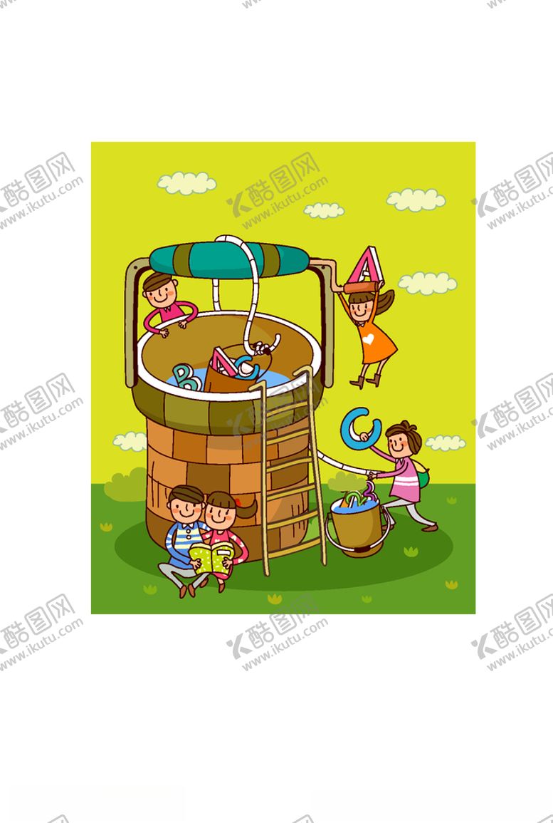 编号：52644909192240139300【酷图网】源文件下载-儿童插画