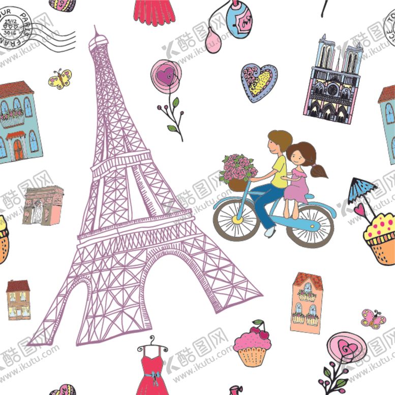 编号：67700109121041447424【酷图网】源文件下载-创意拼接卡通图案背景