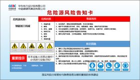 风险源风险告知卡