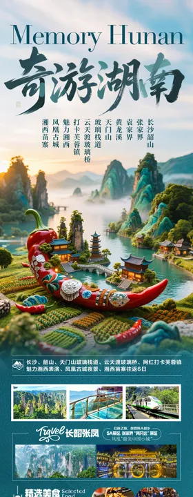 张家界旅游海报