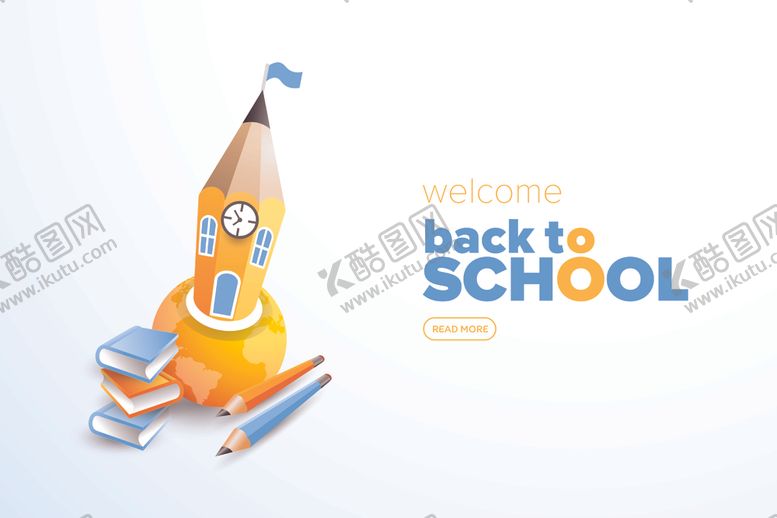 编号：89188909192239595176【酷图网】源文件下载-开学背景