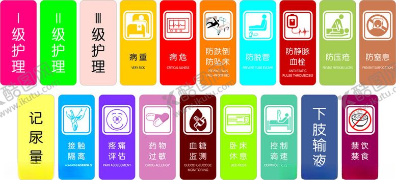编号：70806705241013138320【酷图网】源文件下载-护理床头标识牌