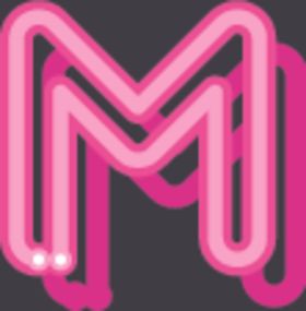 霓虹灯字母M