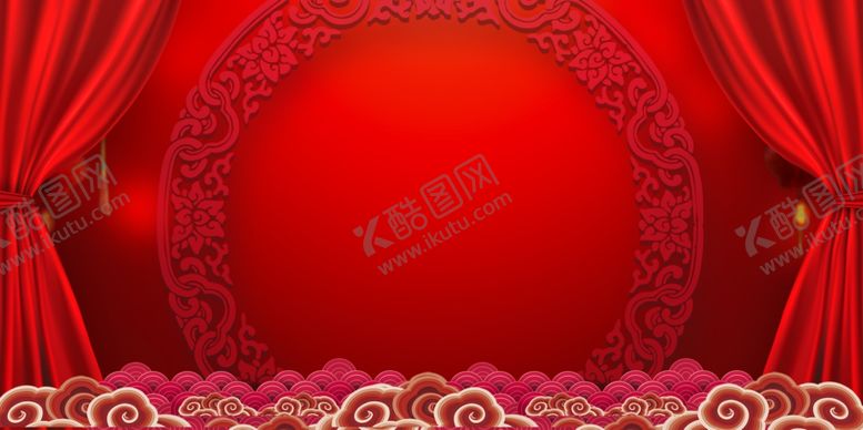 编号：79039405030208389584【酷图网】源文件下载-红色喜庆签到颁奖晚会背景素材