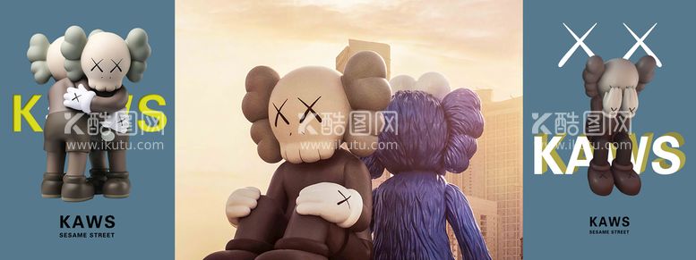 编号：68914309210707144591【酷图网】源文件下载-kaws 暴力熊