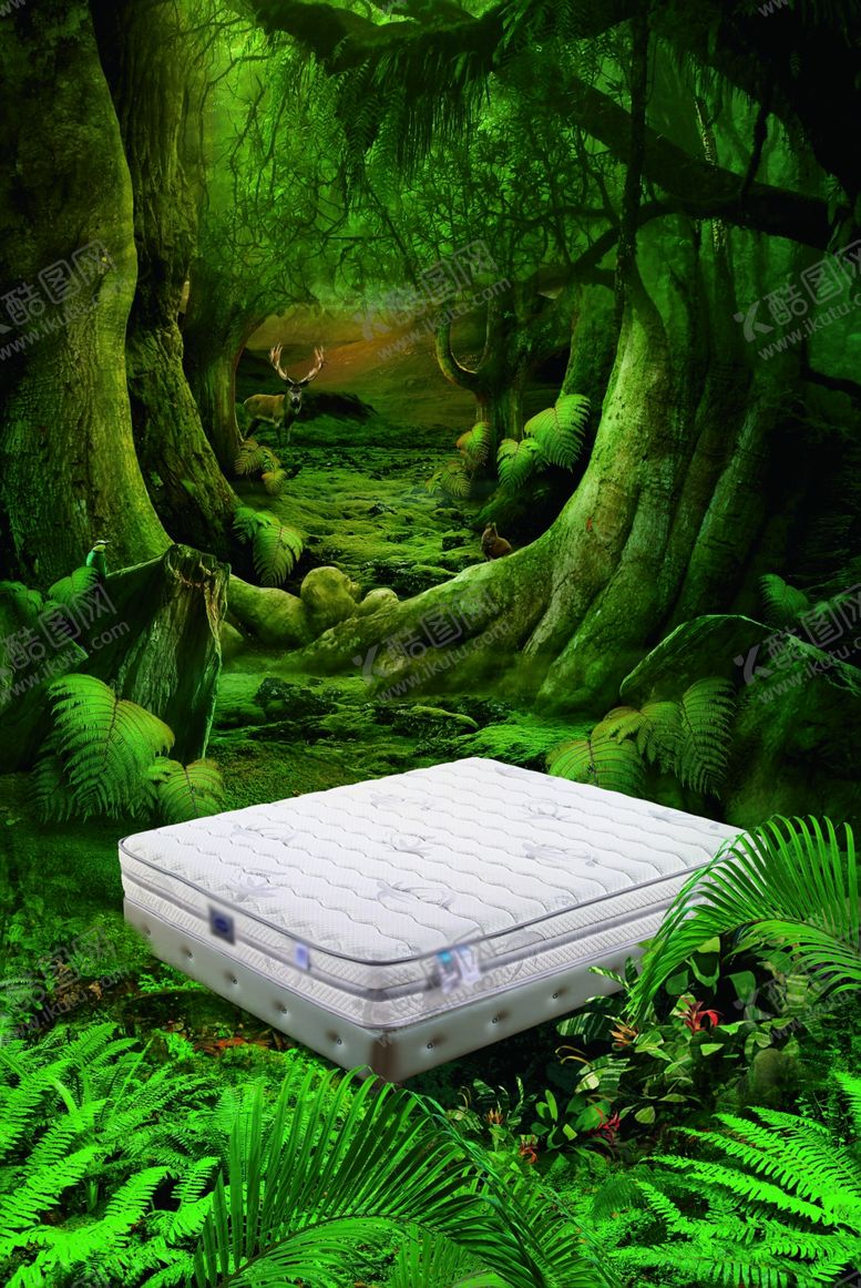 编号：90970706241457027036【酷图网】源文件下载-大自然中的床垫健康睡品