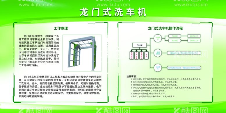 编号：38951812230921314362【酷图网】源文件下载-水泥厂商砼龙门吊洗车机展板