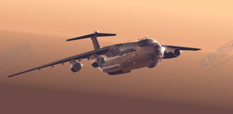 编号：48836410010702011941【酷图网】源文件下载-卡通造型民航客机飞机图片