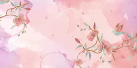 中国风背景梅花山水画素材画