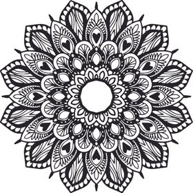 曼陀罗花纹