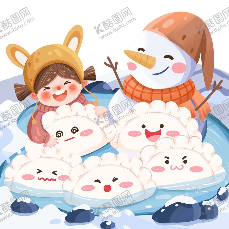 编号：91256009252129434521【酷图网】源文件下载-冬至饺子