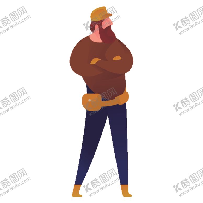 编号：65160307141015065217【酷图网】源文件下载-人物形象矢量插画