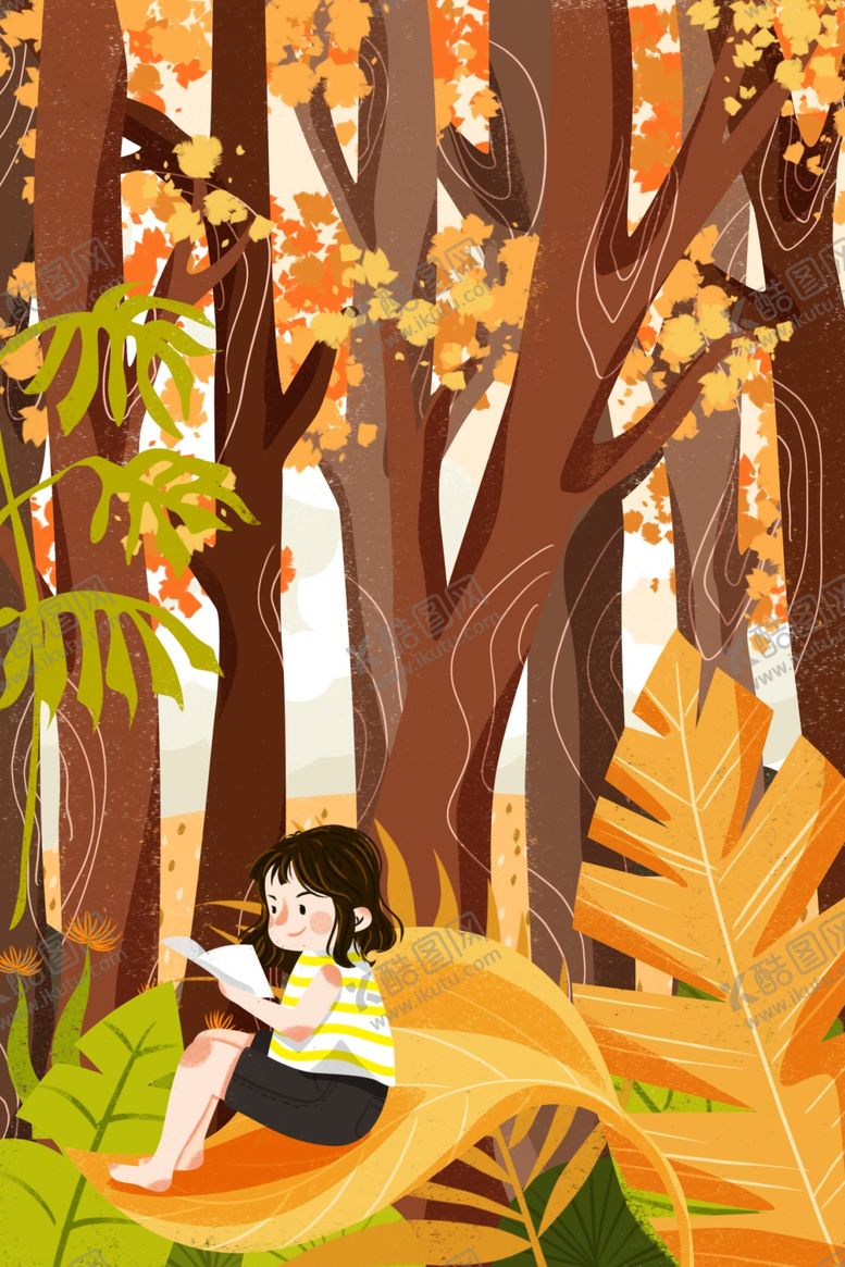 编号：65013006190137267600【酷图网】源文件下载-立秋插画