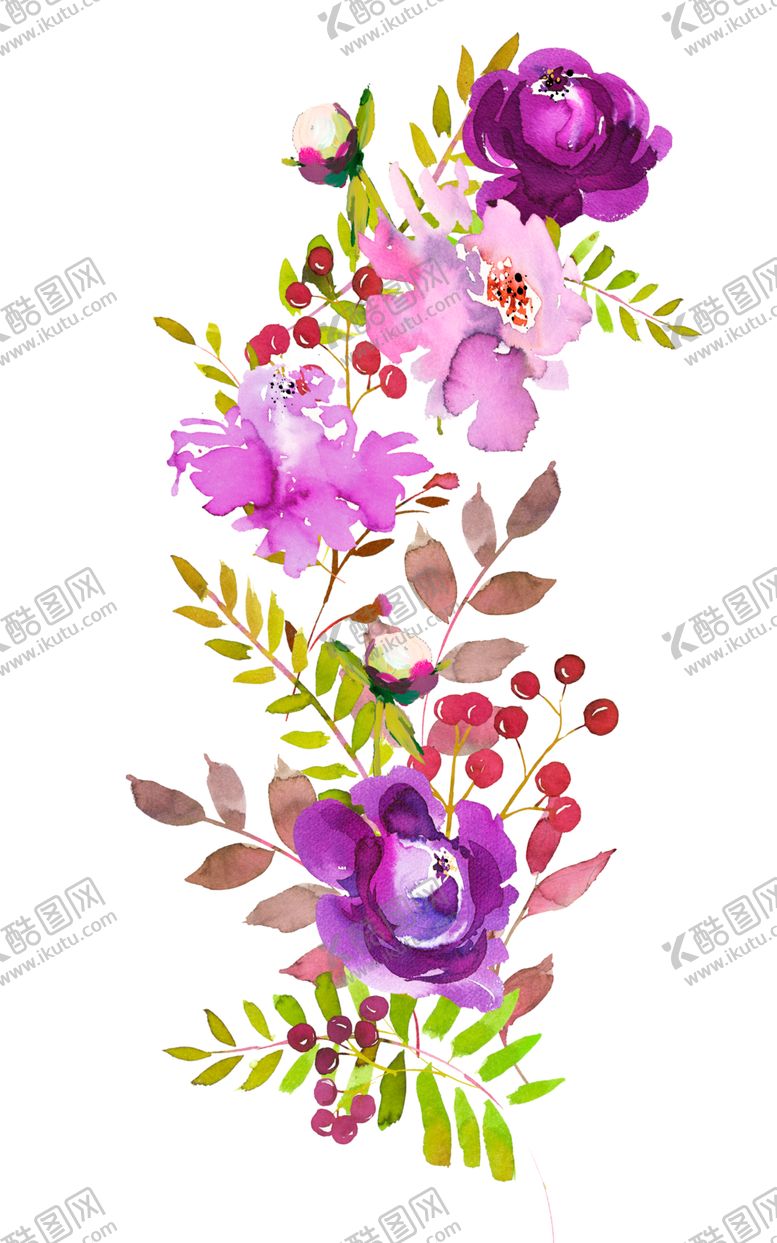 编号：27215305180911454033【酷图网】源文件下载-手绘花朵