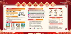 健康教育宣传栏广告设计社区