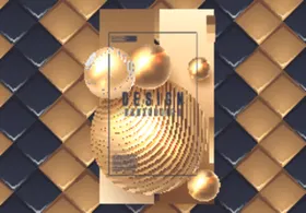 金色球体
