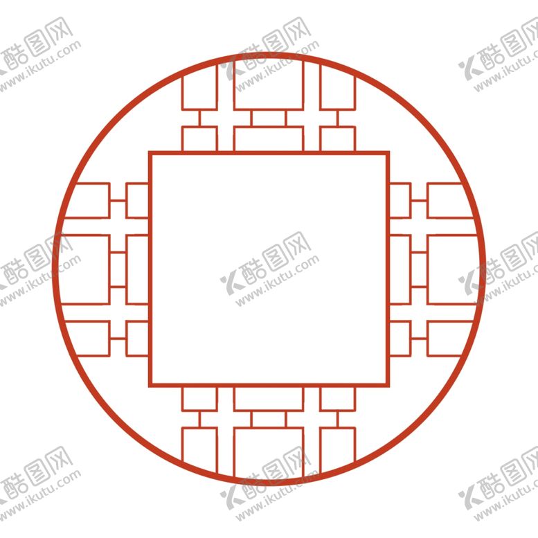 编号：81149005160127395655【酷图网】源文件下载-矢量中式边框花纹装饰