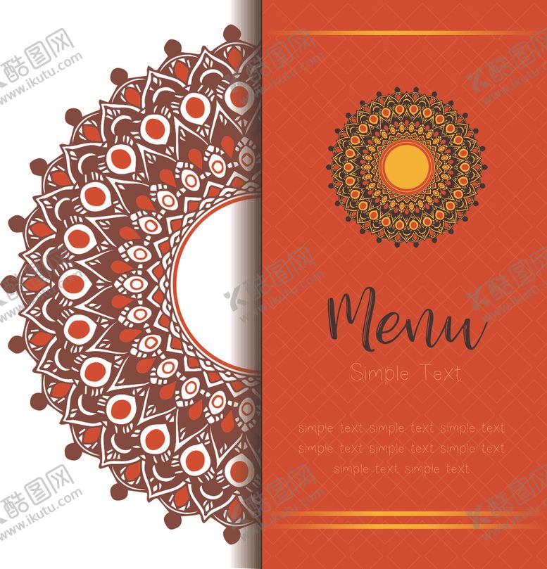 编号：20852309160630558580【酷图网】源文件下载-曼陀罗花纹