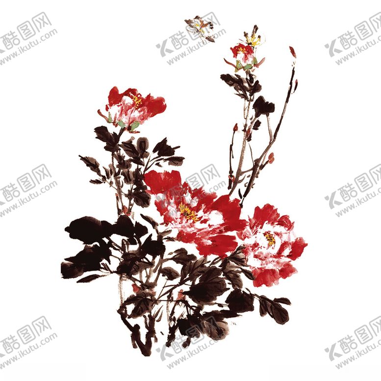 编号：79752801271941393156【酷图网】源文件下载-水墨花卉