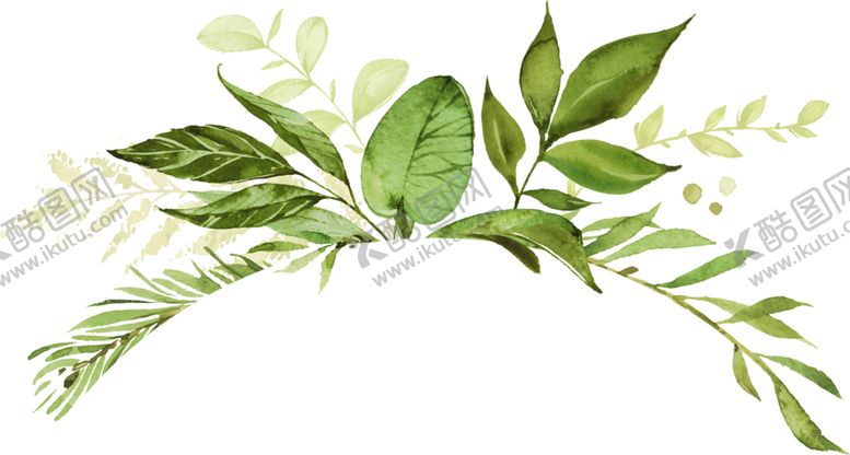 编号：68421305061935016848【酷图网】源文件下载-手绘植物叶子