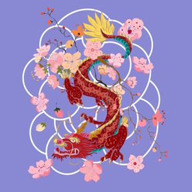 花卉龙