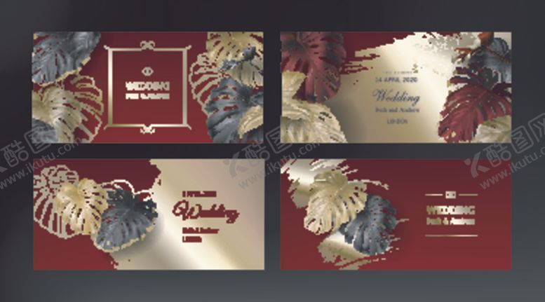 编号：11238104162027484584【酷图网】源文件下载-商务叶子展板