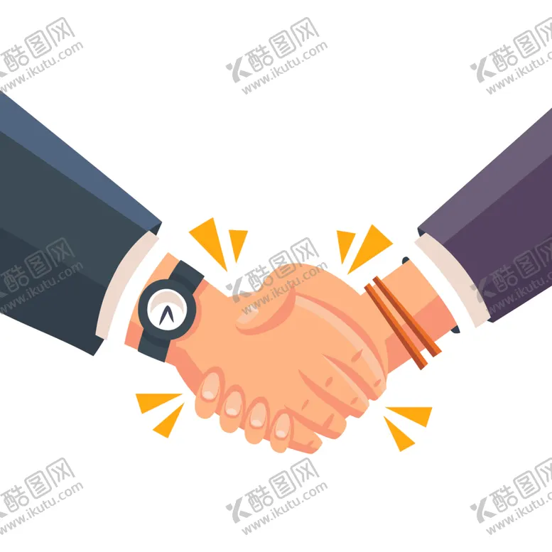 编号：79573101131731311725【酷图网】源文件下载-握手插画
