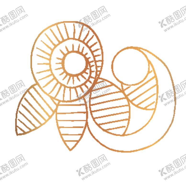 编号：36933110040229002770【酷图网】源文件下载-创意金色花纹图案设计