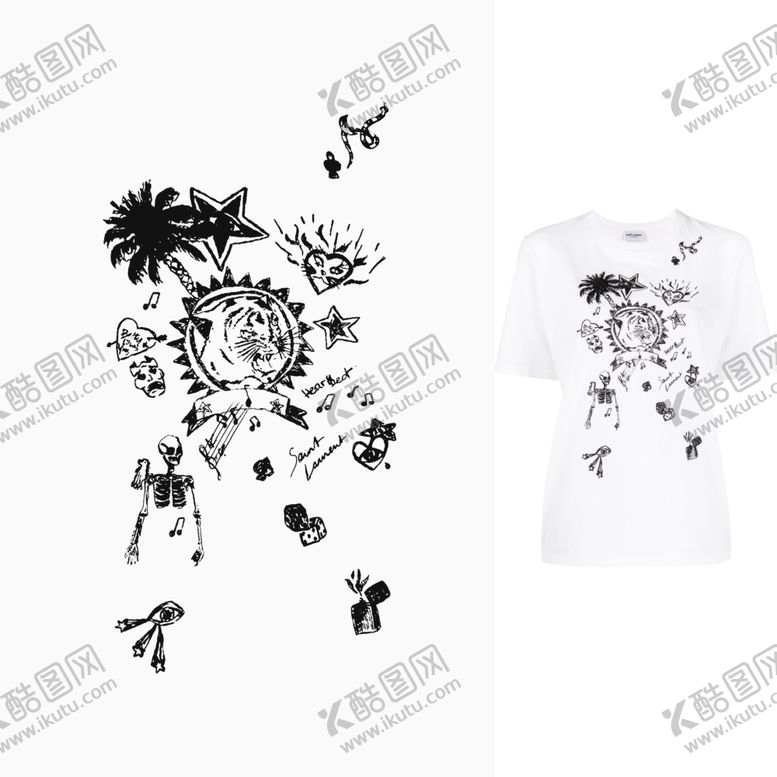 编号：63387809300048594495【酷图网】源文件下载-老虎虎大牌卡通手绘