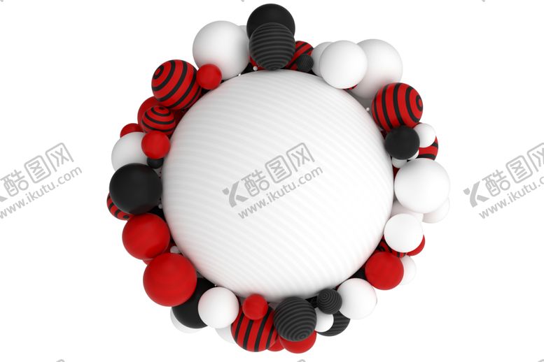 编号：66662009212145146338【酷图网】源文件下载-3D球球结构