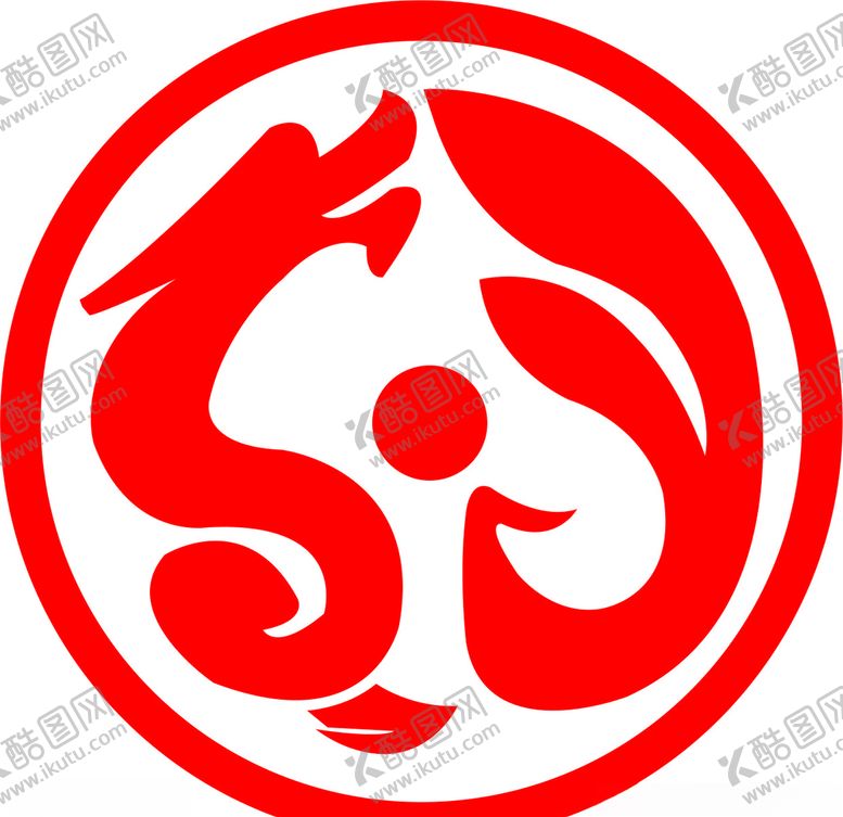 编号：61888507051050141949【酷图网】源文件下载-logoGC龙凤圆形