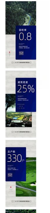 别墅洋房低密森林系列海报