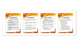 公司业务企业展板公司制度