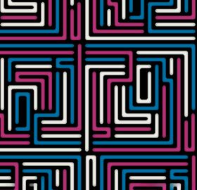 链条线条设计几何大牌