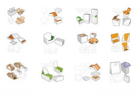 包装盒子模切图