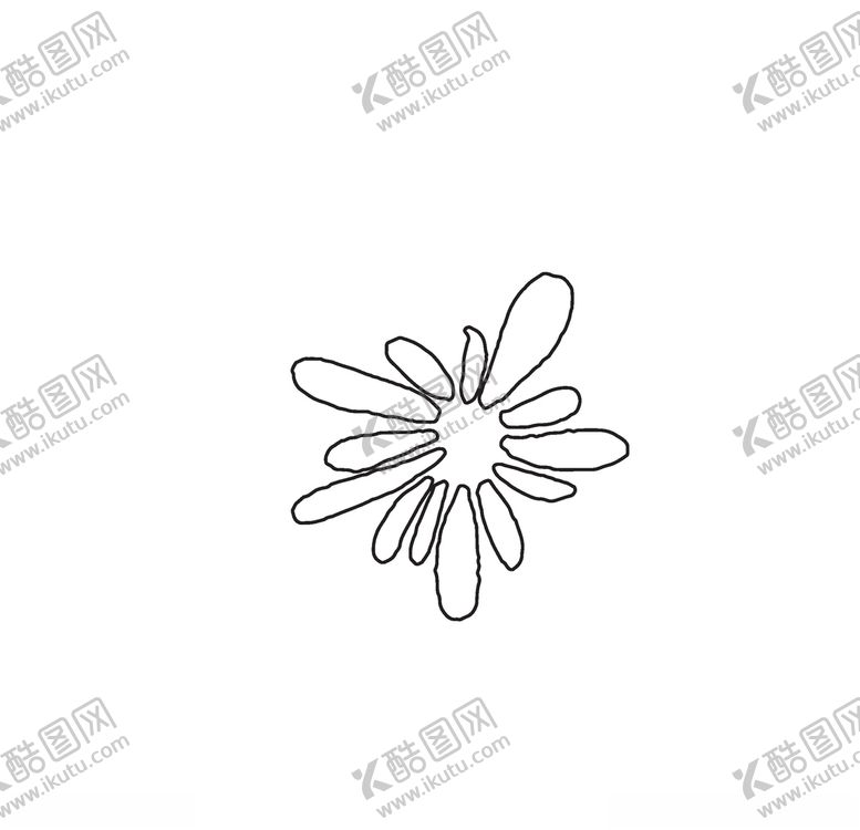 编号：45273807031652587146【酷图网】源文件下载-黑白涂鸦植物